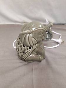 lot 2381 image: Ceramic Elephant Accent Lamp