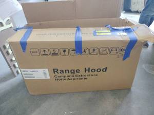 lot 25459 image: Frigidaire 36 Stainless Steel Wall Mount Chimney Range Hood - FHWC3660LS