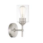 Ayelen 1-Light Brushed Nickel Indoor Wall Sconce  Modern Wall Light