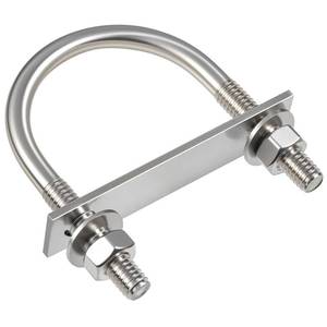 lot 5755 image: SVLING 8 Sets Round U Bolts, u-Bolts 1 Inch Wide, 304 Stainless Steel U Bolt,with Nuts,Bolt Plate and Washers for Boat Trailer Tube(516 D x 1 W x 2-316L)