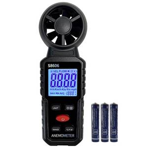 lot 5760 image: 3 in 1 Handheld Anemometer Wind Speed Meter Gauge Speedometer Wind Level Tester Air Flow Meter Temperature Measuring Device Outdoor for Sailing Surfing Flying Shooting