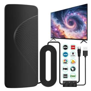 lot 5778 image: 2026 Upgraded TV Antenna TV Antenna Indoor for Local Channels with Amplifier, 3000 Miles Long-Range Reception Supports Digital 4K 1080P HD Smart TVOlder TVs, 33ft Coaxial Cable