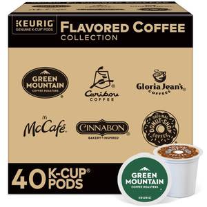 lot 5780 image: Keurig� Flavored Coffee Variety Pack, Keurig Single Serve K-Cup Pods, 40ct