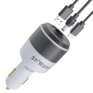 lot 5824 image: STARGEAR Starlink Mini Car Adapter, 3-in-1 Car Charger for Starlink Mini,12V to 24V DC Step Up Converter with Dual USB Ports, Cigarette Lighter Adapter for Starlink Mini Power Supply,Ideal for RV,Boat
