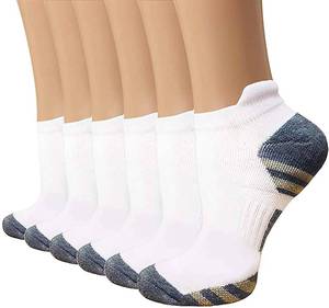 lot 5838 image: Sooverki Copper Plantar Fasciitis Running Compression Socks for Men &amp Women 6 Pairs Arch Support Ankle Socks for Athletic&ampTravel