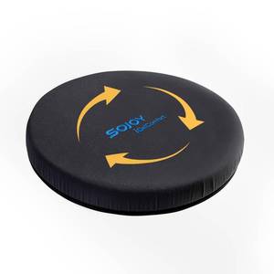 lot 5841 image: Sojoy iGelComfort Deluxe Gel Swivel Seat Cushion with Supportive Memory Foam 360 Degrees Rotating Seat Cushion for Home,Stool Chair,Office (Black, 13.5  13.5  1.75 inches)