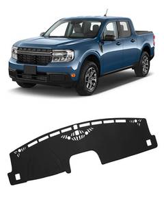 lot 5856 image: FIILINES Dash Cover Fit for Ford Maverick 2022-2025 2026 (HybridXLXLTLariat) Dashboard Cover Mat for Maverick Accessories Sunshade Nonslip Mesh Protector No Glare Black