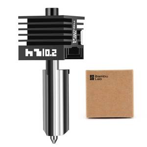 lot 5973 image: ENOMAKER Bamboo Lab H2D Hotend Kit with 0.2mm Stainless Steel Nozzle for H2 Series 3D Printer-H2S,H2D,P2S,X2D, H2C left,Precise Print Head,Consistent Extrusion Heating Block,Extruder Hot End Accessory