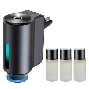 lot 7019 image: Car Air Freshener Diffuser, Smart Car Air Freshener, Car Diffuser Air Freshener with Three Adjustable Modes, Aromatizante Para Carro with 3pcs Essential Oil, Car Fresheners Long Lasting