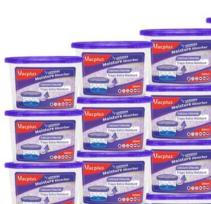 lot 7034 image: Vacplus Moisture Absorbers, 10.5 Oz Humidity Absorber Boxes Attracts Extra Moisture from Your Bathroom, Closet, Kitchen & Study, Dehumidifier, Odor Eliminator for Closet (Lavender Scent), 9 Packs