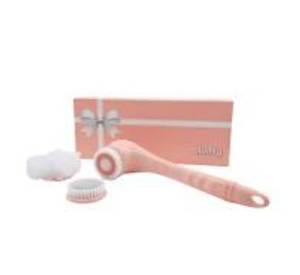 lot 7069 image: brushly cleansing & exfoliating body brush w 4 brush heads Purple