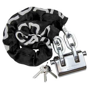 lot 7080 image: VULCAN Security Chain and Lock Kit - Premium Case-Hardened - 38 Inch x 3 Foot (-2 Inches) - Chain Cannot Be Cut with Bolt Cutters or Hand Tools