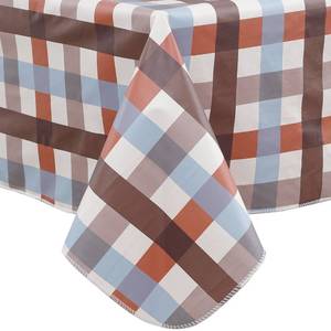 lot 7091 image: Heavy Duty Vinyl Tablecloth with Flannel Backing Waterproof Oil-Proof Plastic Table Cloth Stain-Resistant Wipeable Rectangle or Square Table Cover for Indoor and Outdoor (Checkered,60x102 Inch)