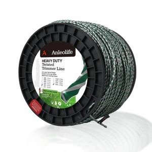 lot 7119 image: A ANLEOLIFE 5-Pound Heavy Duty Twisted .155-inch-by-759-ft Dual Core String Spiral Trimmer Line Donut,with Built-in Line Cutter