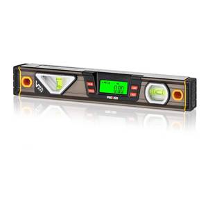 lot 7165 image: PREXISO Digital Level, 12-inch, Angle Slope with LCD Display, 360° Electronic Bubble Inclinometer, Vertical & Horizontal Spirit Bubble for Construction Carpenter Craftsman Renovation Home Professional