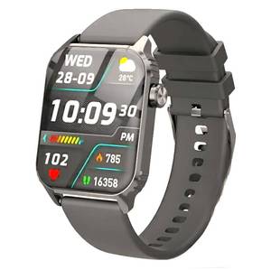 lot 7171 image: TRAUSI Smartwatch with 1.83 inch HD Large Screen, Adjustable Call and Message Notifications, Weather Forecast, IP67 Waterproof Watch for Gift
