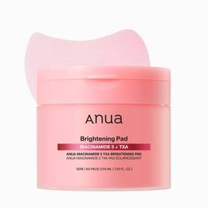 lot 7176 image: Anua Niacinamide 5 TXA Toner Pads, Daily Facial Pads for Glass Skin, Under Eye Brightener with Tranexamic Acid & Pink Vitamin, Hydration & Spot Care for Hyperpigmentation, Korean Skin Care, 60 Pads