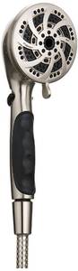 lot 7193 image: ETL Oxygenics 92489 Fury RV Handheld Shower - Brushed Nickel, 72 inch Hose length