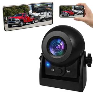 lot 7197 image: Wireless Backup Camera,1080P HD Magnetic Rear View Camera for TruckRVTrailer, Works with CarPlay &amp Android Autoin-Dash Screen, No Drill Install, Rechargeable Battery, Night Vision, IP68