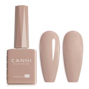 lot 7208 image: CANNI Nude Gel Nail Polish, 1Pcs Light BroWn Gel Polish Grey Color High Gloss Soak Off U V French Nail Manicure Salon DIY