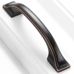lot 7211 image: BEROSSA 10 Pack Oil Rubbed Bronze Cabinet Pulls 3 Inch Brushed Bronze Cabinet Handles Bronze Hardware for Kitchen Cabinets 8222 Drawers Bedroom Dresser Bathroom Vanity Cupboard