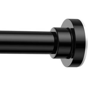 lot 7237 image: AIZESI Tension Curtain Rod 32-64 Inch Adjustable Spring Loaded Curtain Rods No Drilling Black Curtain Rods for Window Doorway Closet Bathroom Kitchen
