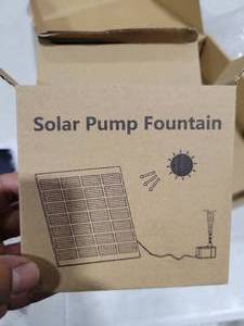 lot 6838 image: Solar Pump Fountain