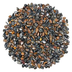 lot 6876 image: 1.1lb Natural Crushed Blue Tiger Eye Crystal Tumbled Chips-Healing Crystals Chips Bulk, Crushed Crystal Gemstones for Crafts, Beautiful Package for Gift (Blue Tiger Eye)