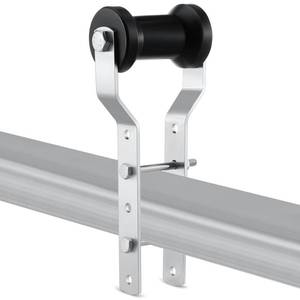 lot 6916 image: Leriton Adjustable Boat Trailer Rollers with Brackets Mounting Bolts 5 Rubber Keel Roller with Panel Bracket Assembly Boat Guides for 3 Wide Trailer Tongue