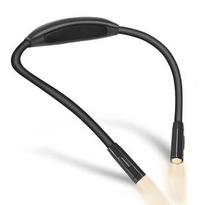 lot 6918 image: Vekkia Lightweight Neck Reading Light - 3 Colors, 9 Brightness Levels. Rechargeable & Hand - Free. for Reading in Bed, Knitting, Crocheting, Sewing & Crafts, with Long - Lasting and Portable Design