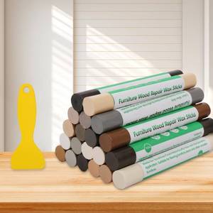 lot 6928 image: Furniture Markers Touch Up, 20 Colors Wood Filler Sticks, Wood Wax Crayons for Repairing Scratches, Scuffs, Cracks, Holes on Furniture, Floors, Cabinets, Tables, and Doors - Common Series