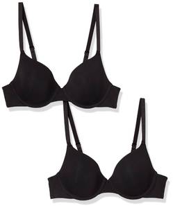 lot 8006 image: Amazon Essentials Girls Big Classic Underwire T-Shirt Bra, Black-Black, 30DDD