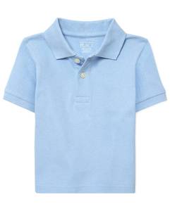lot 8015 image: The Childrens Place boys And Toddler Short Sleeve Pique School Uniform Polo Shirt, Brook Single, 3T US