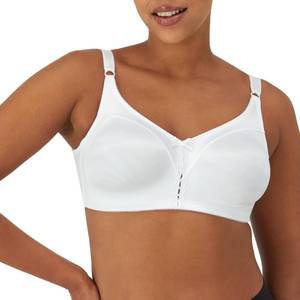 lot 8018 image: Bali Womens Double Support Wire-Free Bra, White,36 DD US