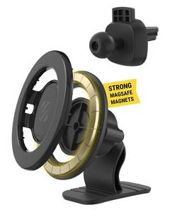lot 8044 image: Scosche MagicMount Select MagSafe Car Mount for iPhone, Strong Magnetic Phone Holder for Car Magnet Phone Mount with 360° Rotation for DashboardVent Compatible with iPhone 17161514 Pro Max Android