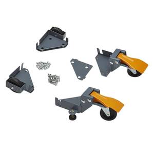 lot 8093 image: Bora Portamate Mobile Base Kit PM-1100 - Heavy Duty, Universal, Customizable, Adjustable Rolling Set, Dolly Roller Frame and Casters for Moving Equipment, Tools, Machines - 400 lb Capacity