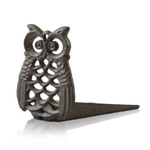 lot 8118 image: Linton-Cast Iron Door Stop - Heavy Duty Door Stop, Decorative Door Stopper,Door Stoppers for Bottom of Door & Functional with Anti-Slip Base - Ideal for Home & Office (Wall Protector Provided)