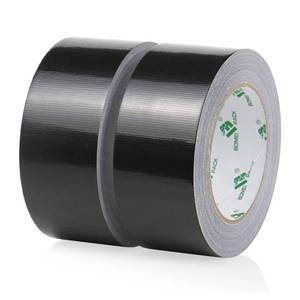 lot 8130 image: 2 Pack Duct Tape Heavy Duty,9 Mil Thickness,2 Inches x 30 Yards,Strong Industrial Strength,Flexible,No Residue,Waterproof and Tear by Hand,Multi-Use for Indoor & Outdoor Repairs(Black)