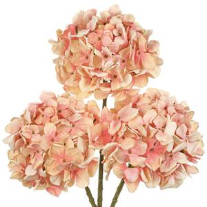 lot 8265 image: Light Carmine Pink Hydrangea Artificial Flowers, 19.6in Dried Textured Silk Hydrangea Flowers With Stems 3 Pcs Fake Flower Bouquet Faux Floral Stems Artificial Flower Bulk for Table Wedding Home Decor
