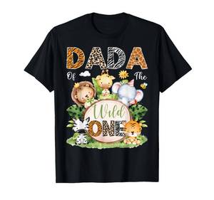 lot 8300 image: Dada Of The Wild One 1St Birthday Kids Safari Jungle T-Shirt medium green