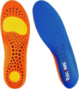 lot 8314 image: Risctrre Insoles for Men and Women- Support Shock Absorption Cushioning Sports Comfort Inserts, Breathable Shoe Inner Insole for Running Walking Hiking Working(L)