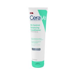lot 8323 image: CeraVe Oil Control Balancing Conditioner, Hair Conditioner With Ceramides & Hyaluronic Acid, Removes Oil and Leaves Hair Feeling Hydrated, For All Hair & Scalp Types, Sulfate Free & Color Safe, 9 oz