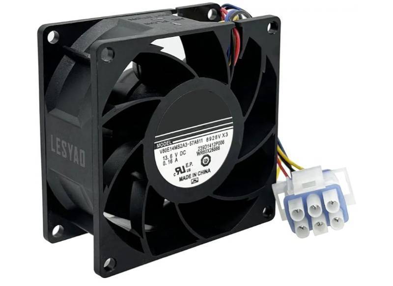 lot 37324 image: WR60X26866 Refrigerator Evaporator Fan Motor, Compatible with GE Refrigerators, Replaces V80E14MS2A3-57A611, WR60X10341, WR60X26030, WR60X10356, WR60X10357, WR60X26033, WR60X24303 - Retail $23