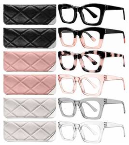 lot 37684 image: 2.0 Style Reading Glasses for Women, Stylish Eyeglasses, Blue Light Readers, Cheaters, (A1 Mix) - Retail $15