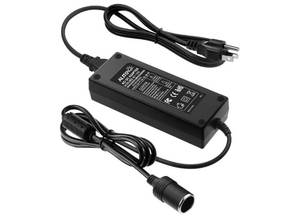 lot 37688 image: ALITOVE AC to DC Converter 110V to 12V 10A 120W Power Supply Car Cigarette Lighter Adapter to Wall Plug AC to DC Adapter for Car Vacuum Cleaner Inflator Refrigerator Cooler and Other Car Devices - Retail $22