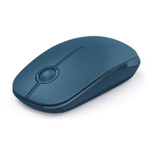 lot 37704 image: Wireless Mouse, 2.4G Slim Portable Computer Laptop Mouse with Nano Receiver Quiet Silent Optical Mice for Notebook, PC, Laptop, Computer-Sapphire Blue - Retail $13