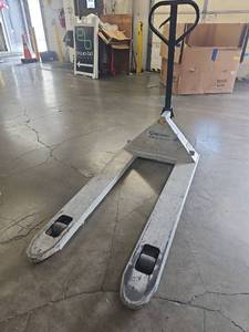 lot 19793 image: Strongway Manual Pallet Jack - 4400lb Capacity