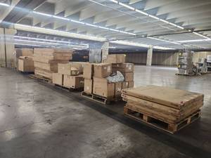 lot 19811 image: Bulk Lot of Furniture, Cookware, and AC Units
