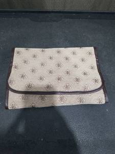 lot 1360 image: SKS Monogram Canvas Fold-Out Travel Organizer Clutch