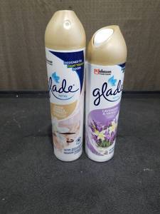 lot 1402 image: Glade Air Freshener Spray 2-Pack - Sheer Vanilla Embrace & Lavender Vanilla